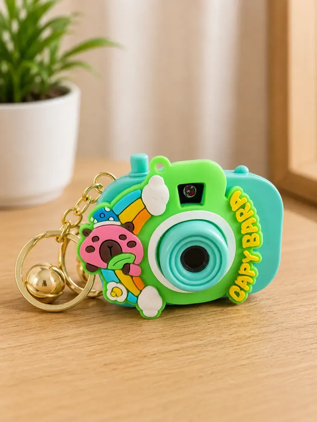 Projection Camera Keychain- Green