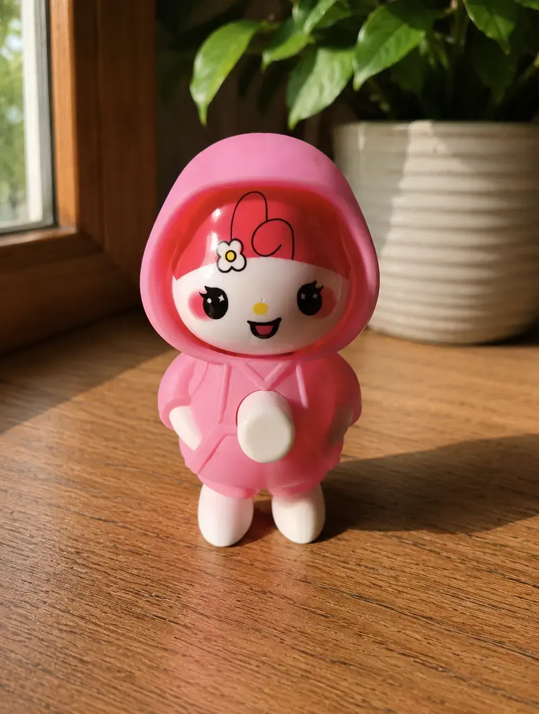 Pink Cartoon Character Face changer