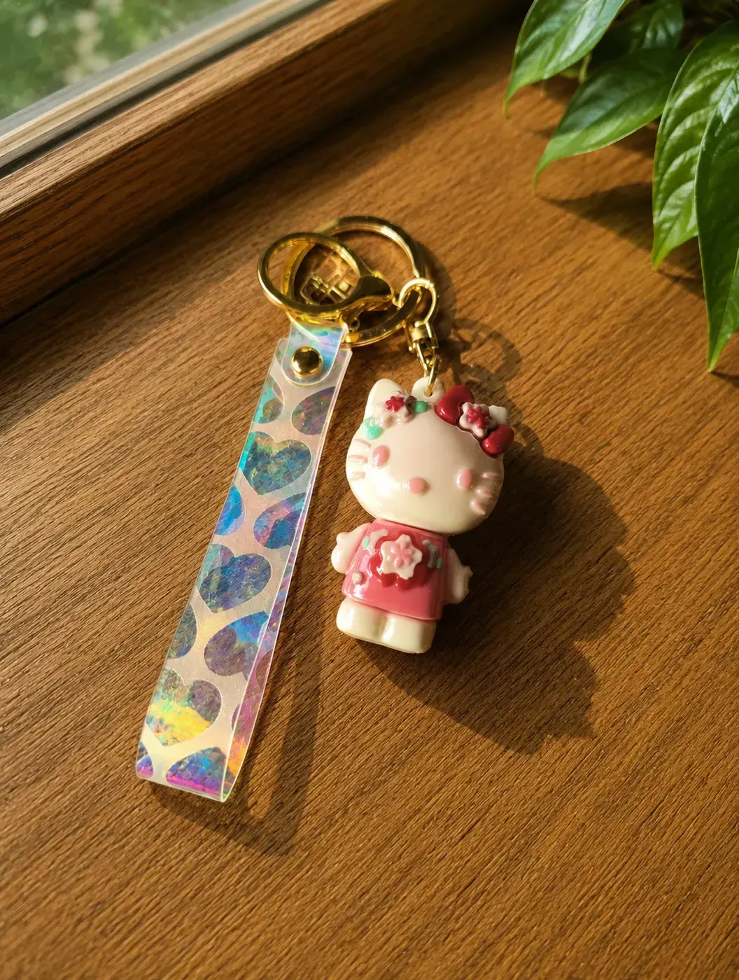 Hello Kitty Shiny Keychain