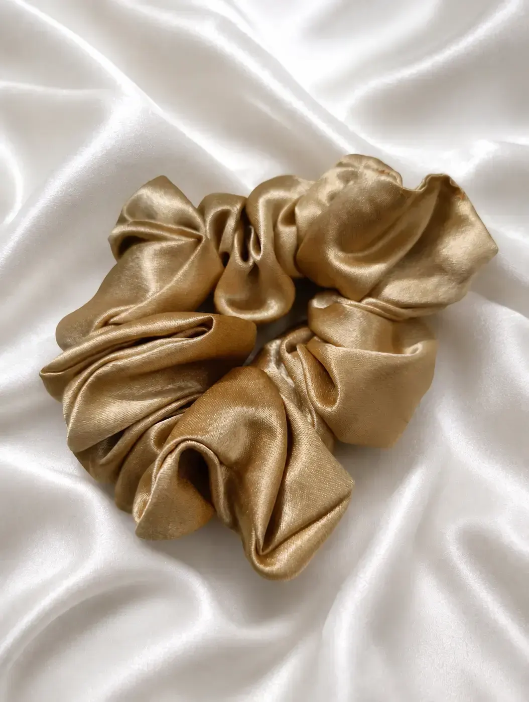 Silk Scrunchie - Golden