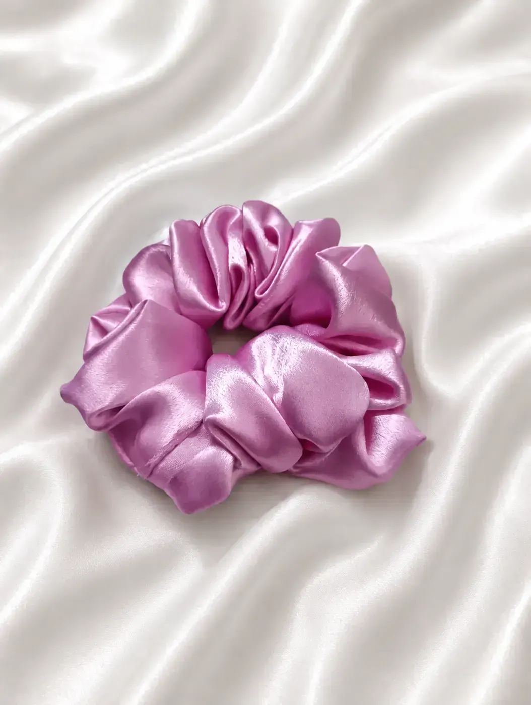 Silk Scrunchie - Light Pink