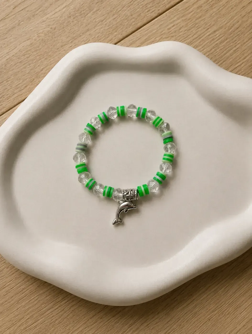 Green colour Charm Bracelet