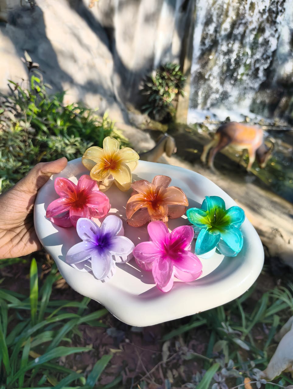 Translucent Hair Claw Clip
